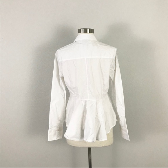 Anthropologie HD in Paris medium White Blouse Top - Picture 5 of 11